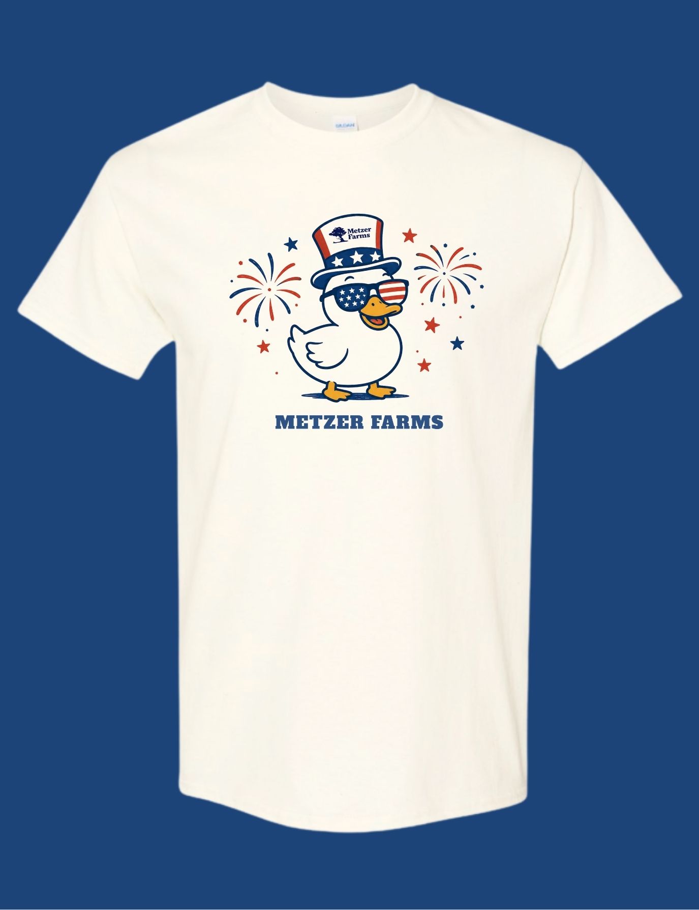 Fourth of July Duck Tee