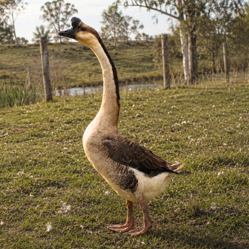Brown Chinese Goose (BC♂) Male