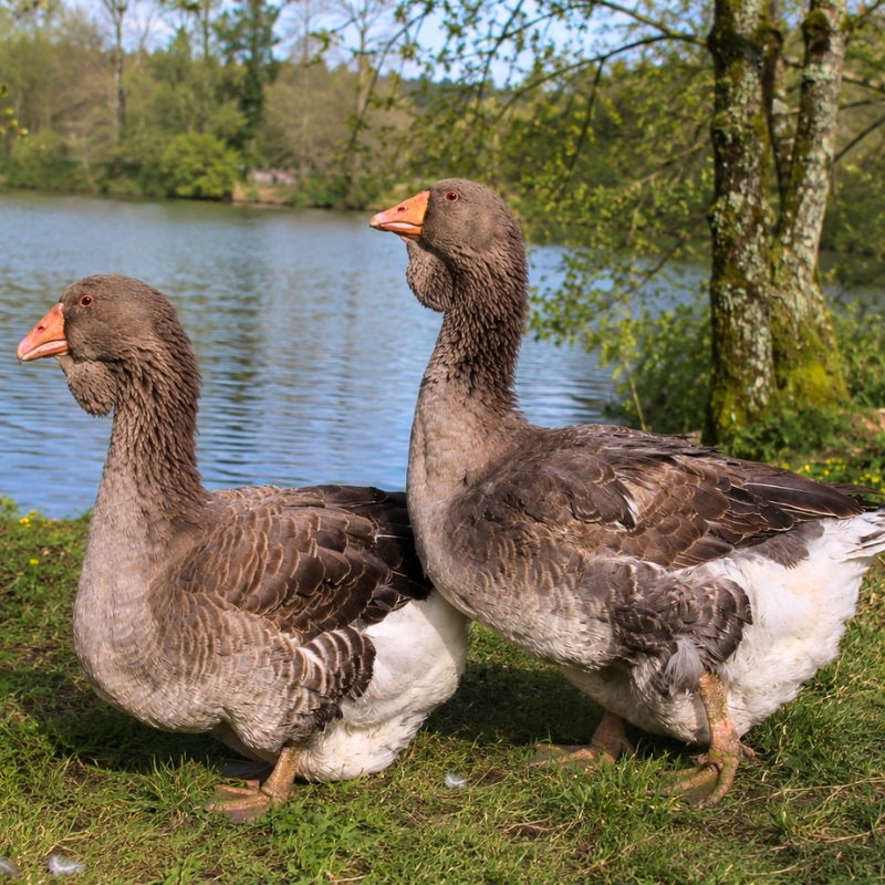 Adult Large Dewlap Toulouse Goose | Large Dewlap Toulouse Geese for Sale | Metzer Farms | Buy Dewlap Geese & Goslings from Metzer Farms | Toulouse Geese Characteristics