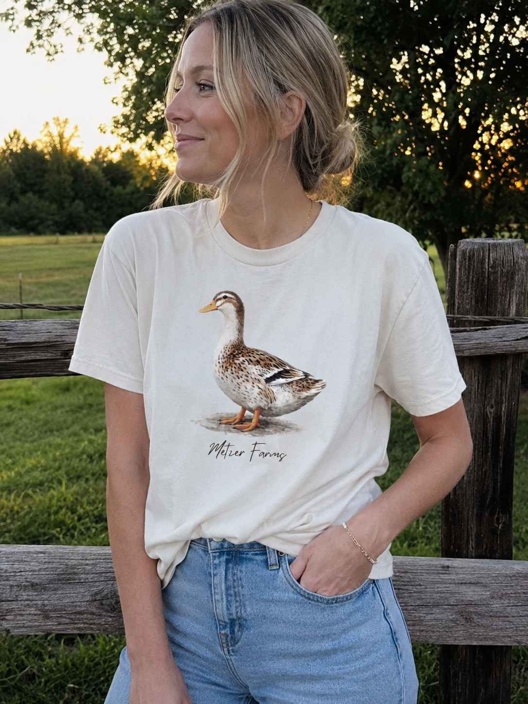 Silver Appleyard Duck T-Shirt
