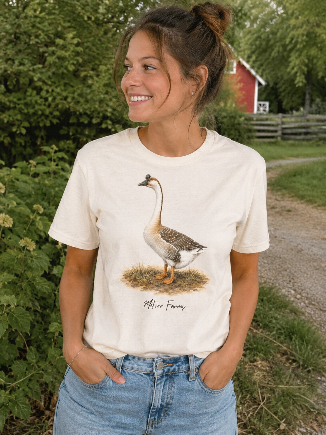 Brown Chinese Goose T-Shirt