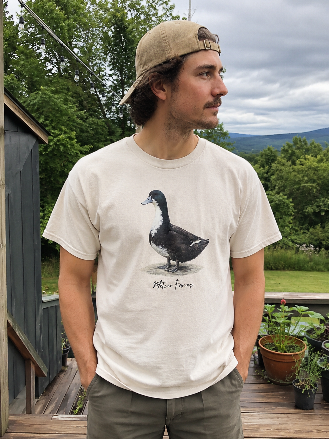 Black Swedish Duck T-Shirt