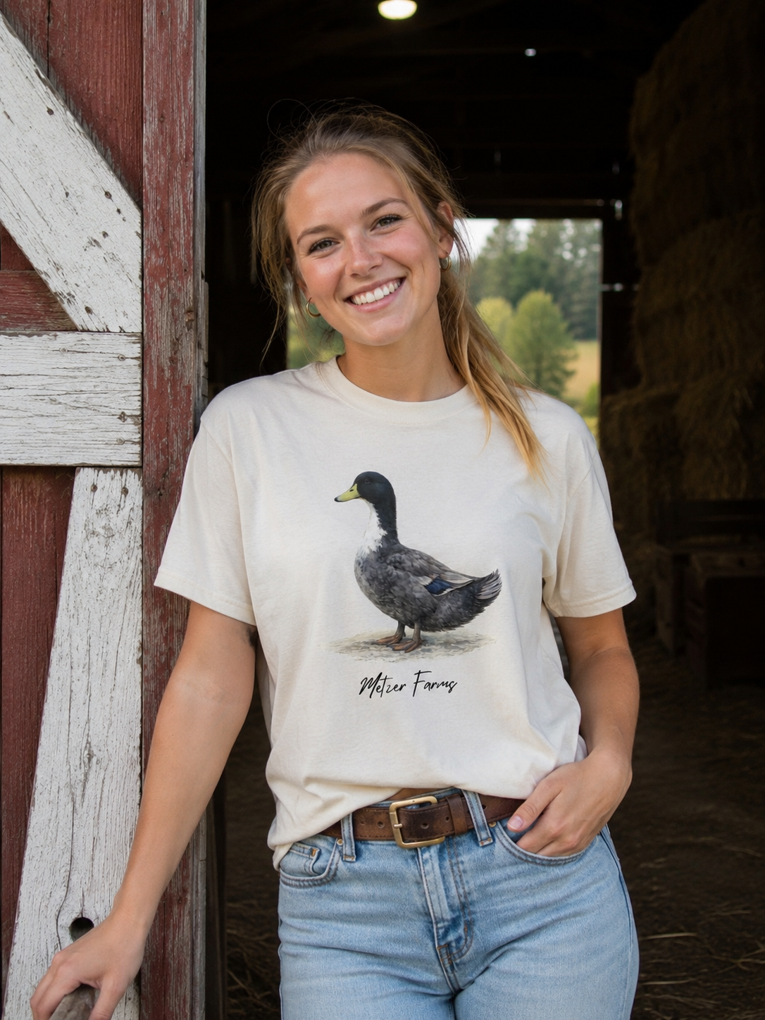 Blue Swedish Duck T-Shirt