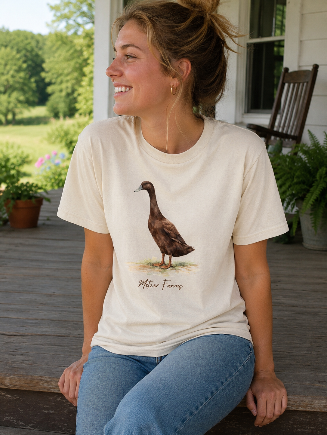 Chocolate Runner Duck T-Shirt