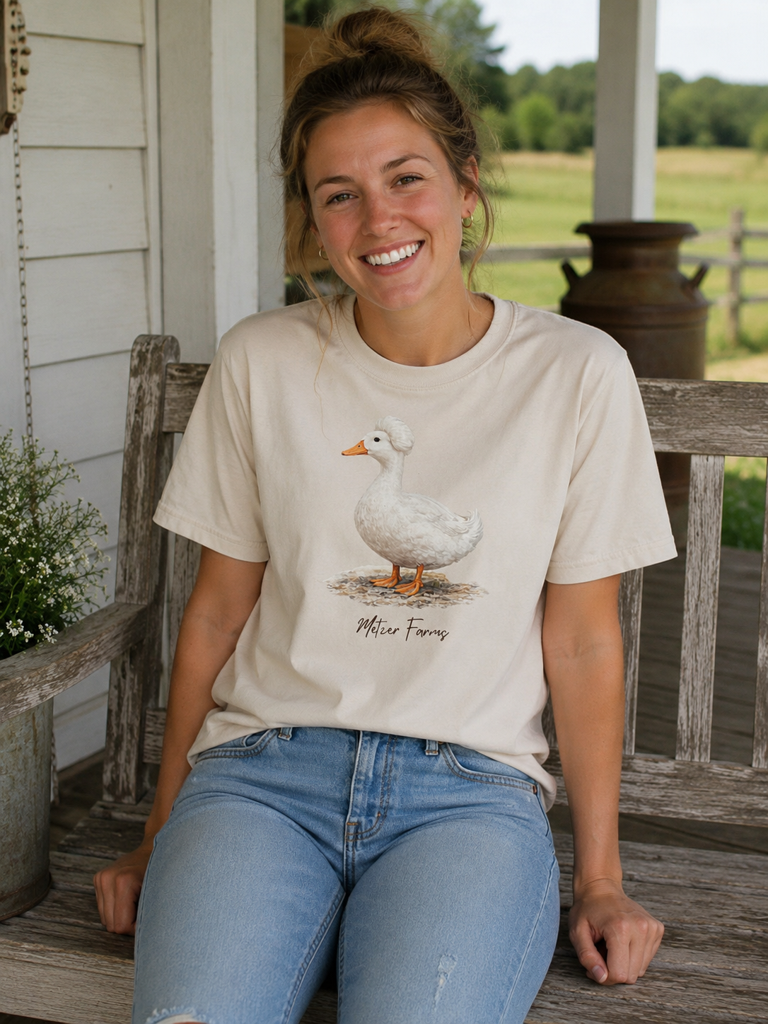 White Crested Duck T-Shirt