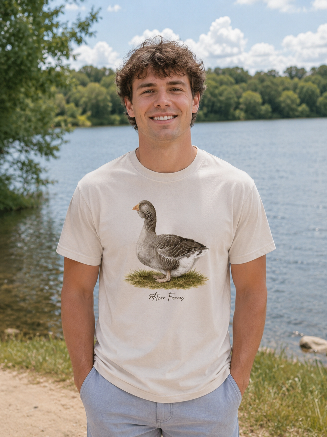 Large Dewlap Toulouse Goose T-Shirt