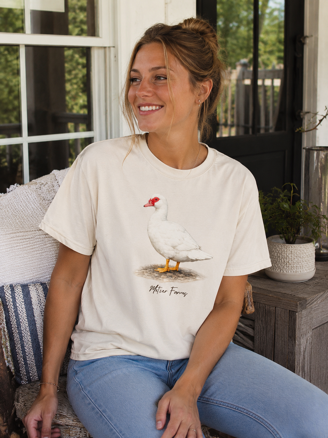 White Muscovy Duck T-Shirt