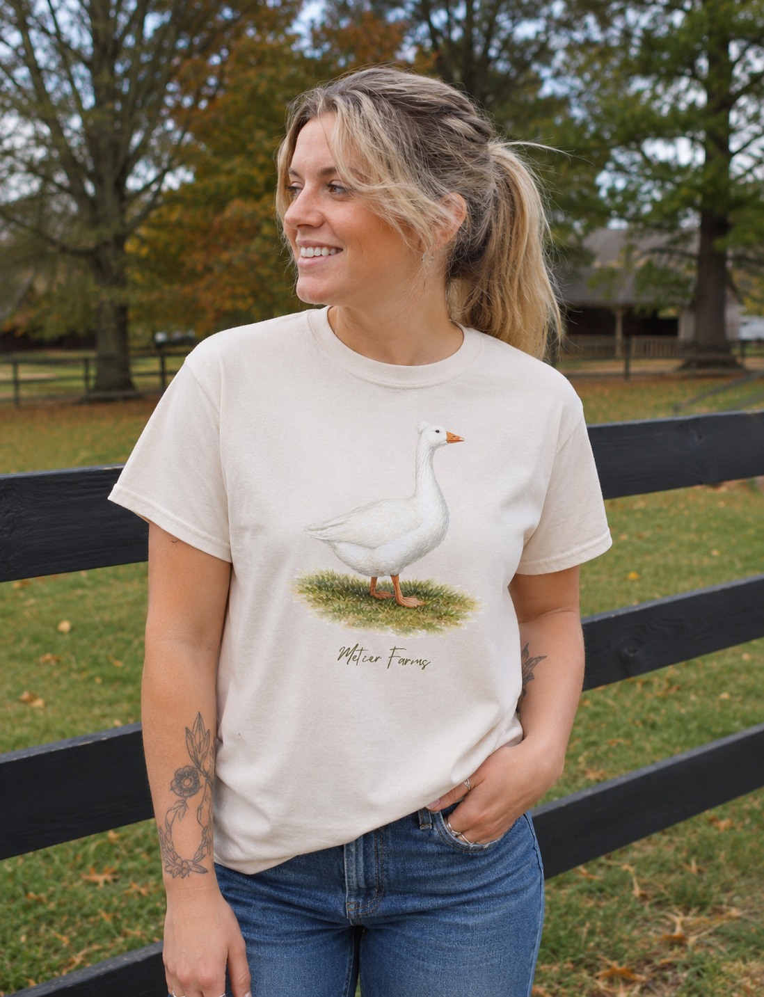 Roman Tufted Goose T-Shirt