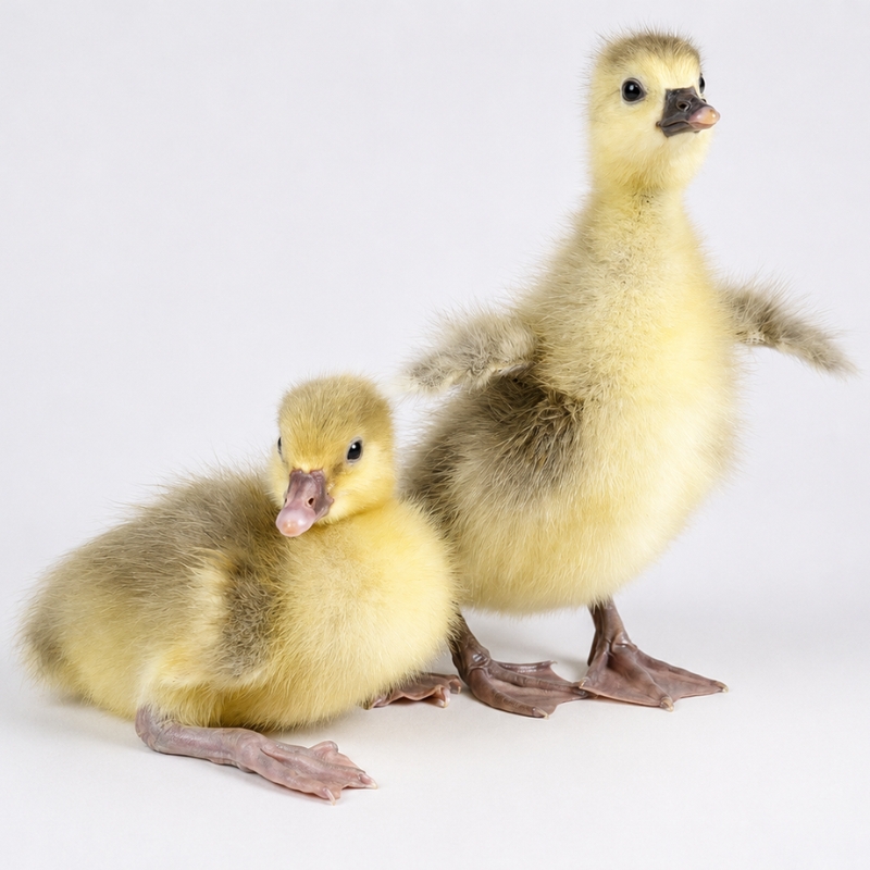 Three Adult Pilgrim Geese | Pilgrim Geese for Sale | Metzer Farms | Buy Pilgrim Geese Online | Metzer Farms Geese Hatchery | Live Pilgrim Gosling for Sale | Pilgrim Goose Breed