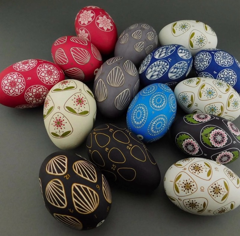 10, 10.5 & 11 Inch Blown Eggs Next to a Ruler | Metzer Farms | Buy Blown Eggs Online From Metzer Farms